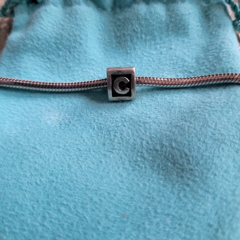 Pandora Initial C Silver Charm